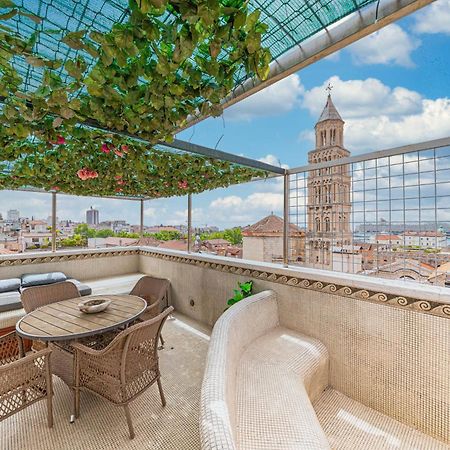 Ferienwohnung Augubio Penthouse Split Exterior foto