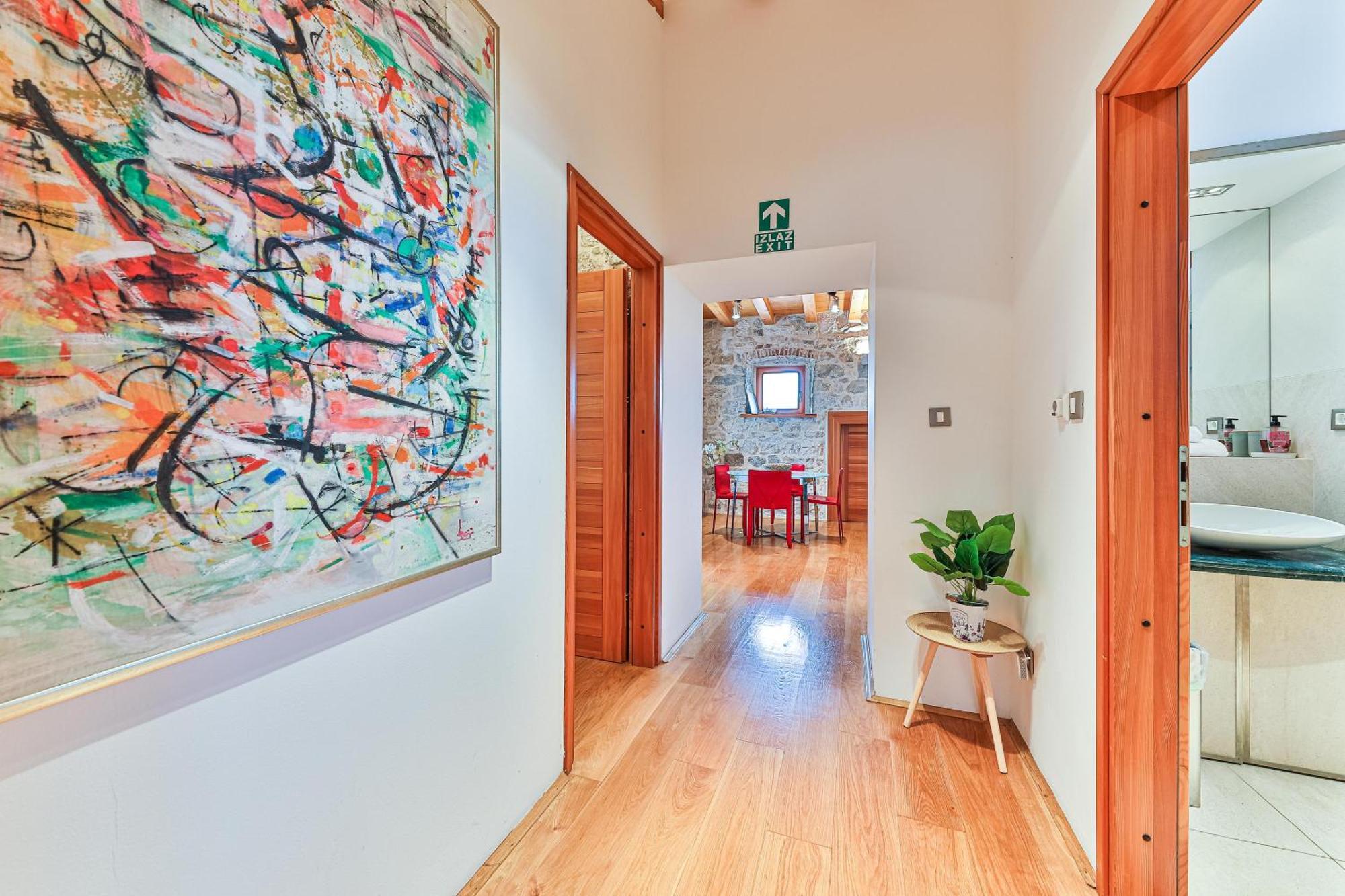 Ferienwohnung Augubio Penthouse Split Exterior foto