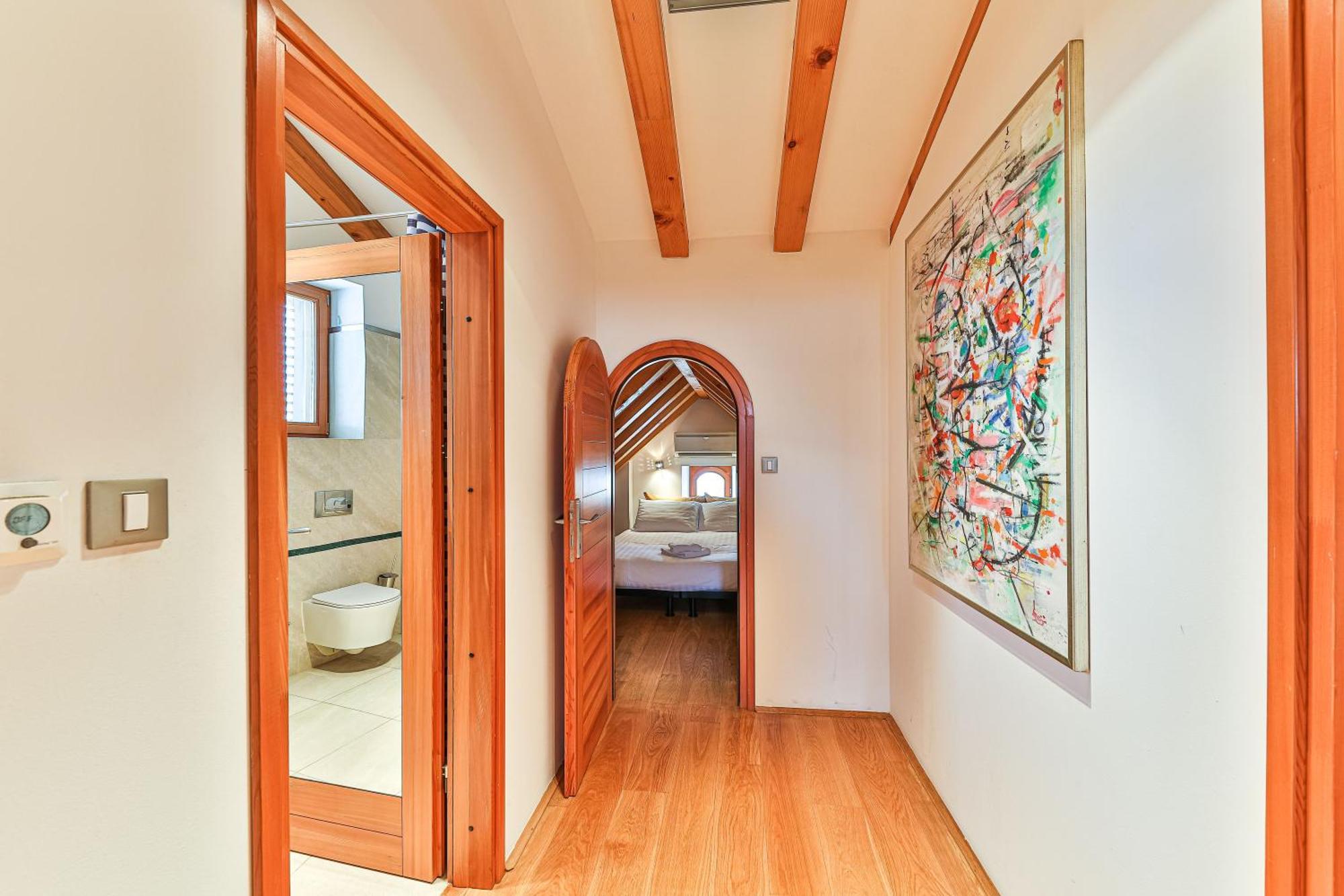 Ferienwohnung Augubio Penthouse Split Exterior foto