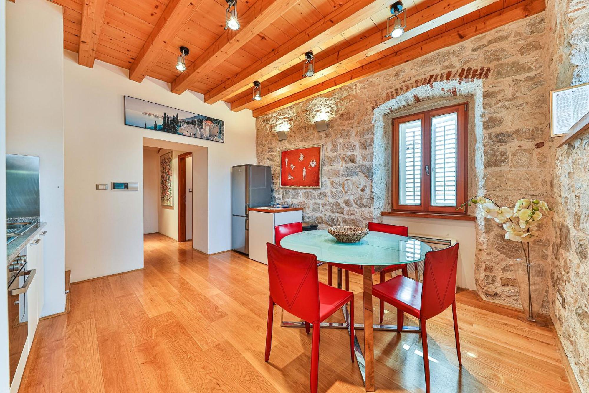 Ferienwohnung Augubio Penthouse Split Exterior foto